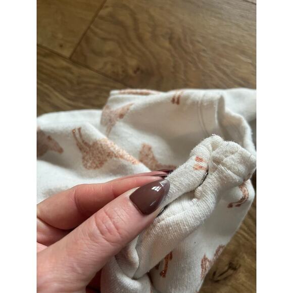Zara Baby Girl Glitter Neutral Zebra Sweatshirt 3-4Y​ - Picture 7 of 8